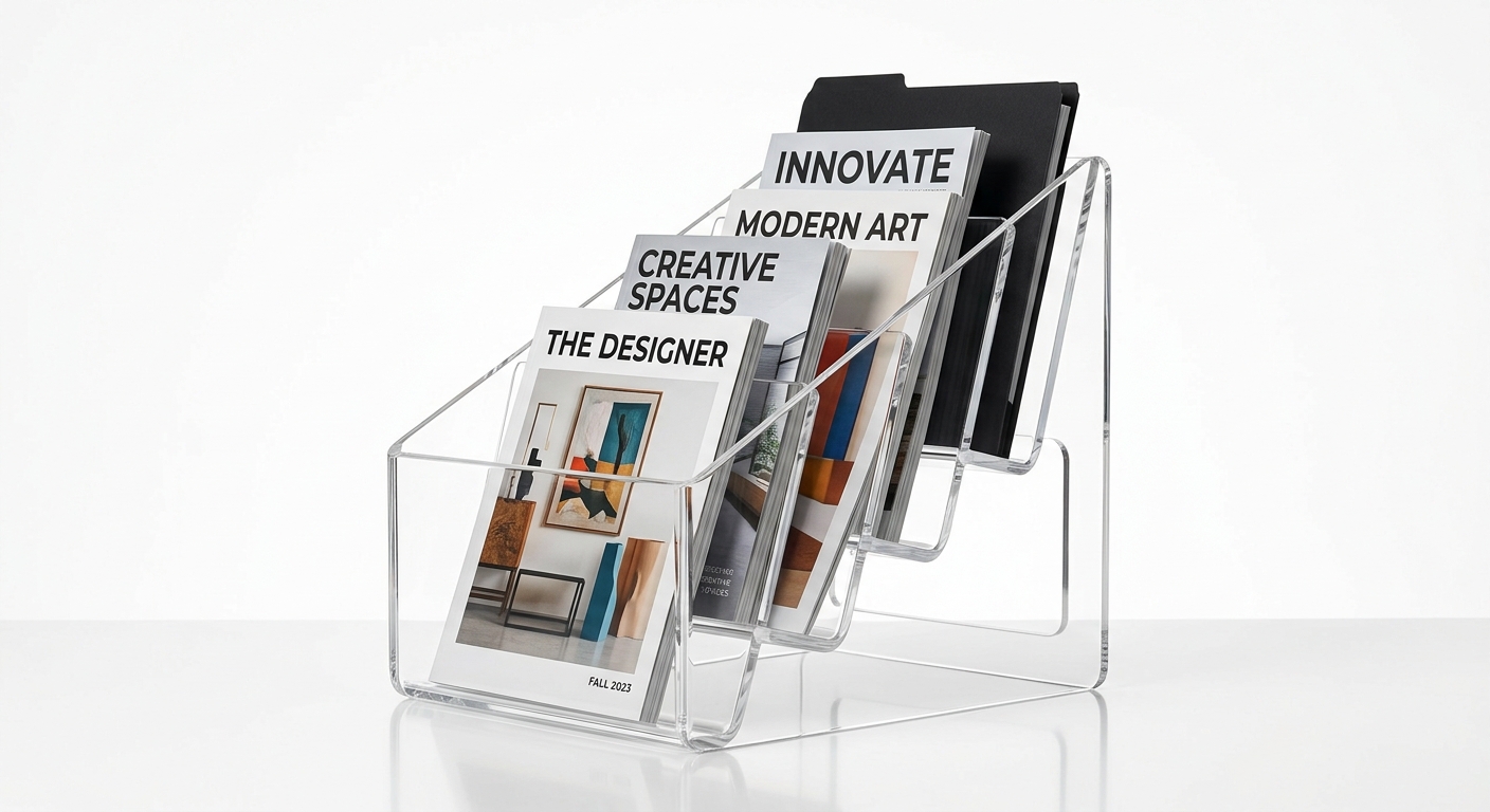 Magazine File Display Stand