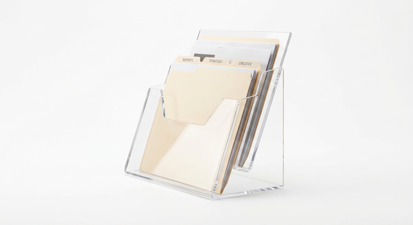 Slanted File Holder